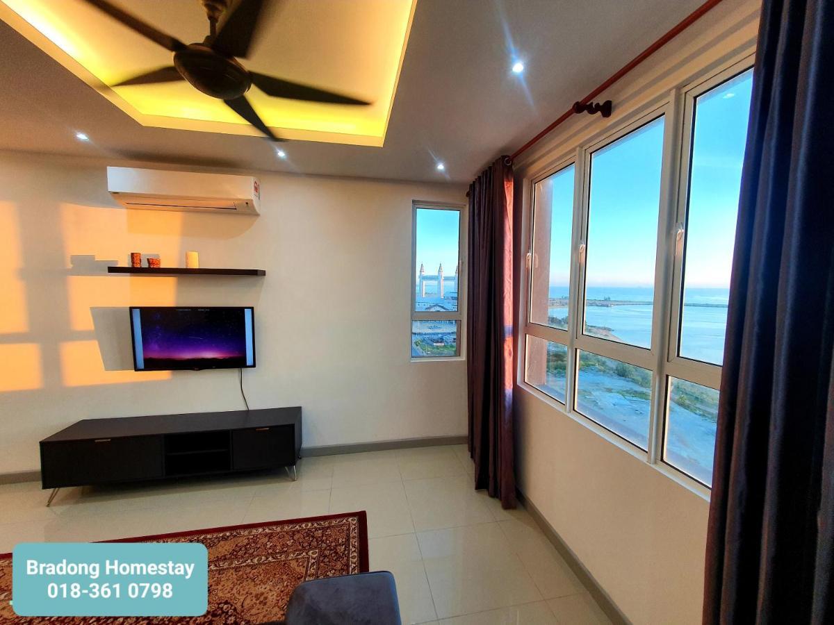 Bradong Homestay - Musllm Only, 3 Queen Bedrooms, Seaview, Infinity Pool, Gym, Near Drawbridge & Ktcc Mall Kuala Terengganu Eksteriør bilde