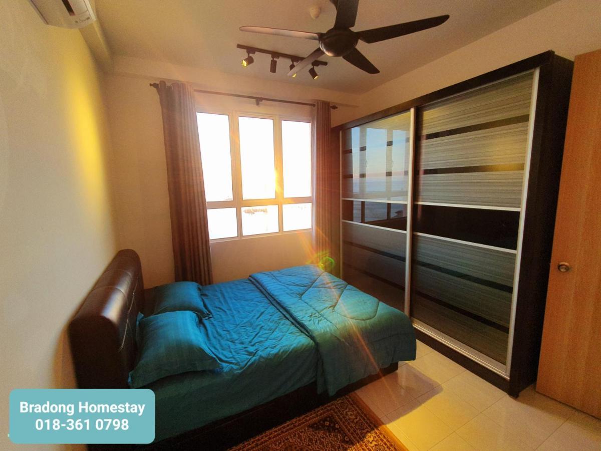 Bradong Homestay - Musllm Only, 3 Queen Bedrooms, Seaview, Infinity Pool, Gym, Near Drawbridge & Ktcc Mall Kuala Terengganu Eksteriør bilde
