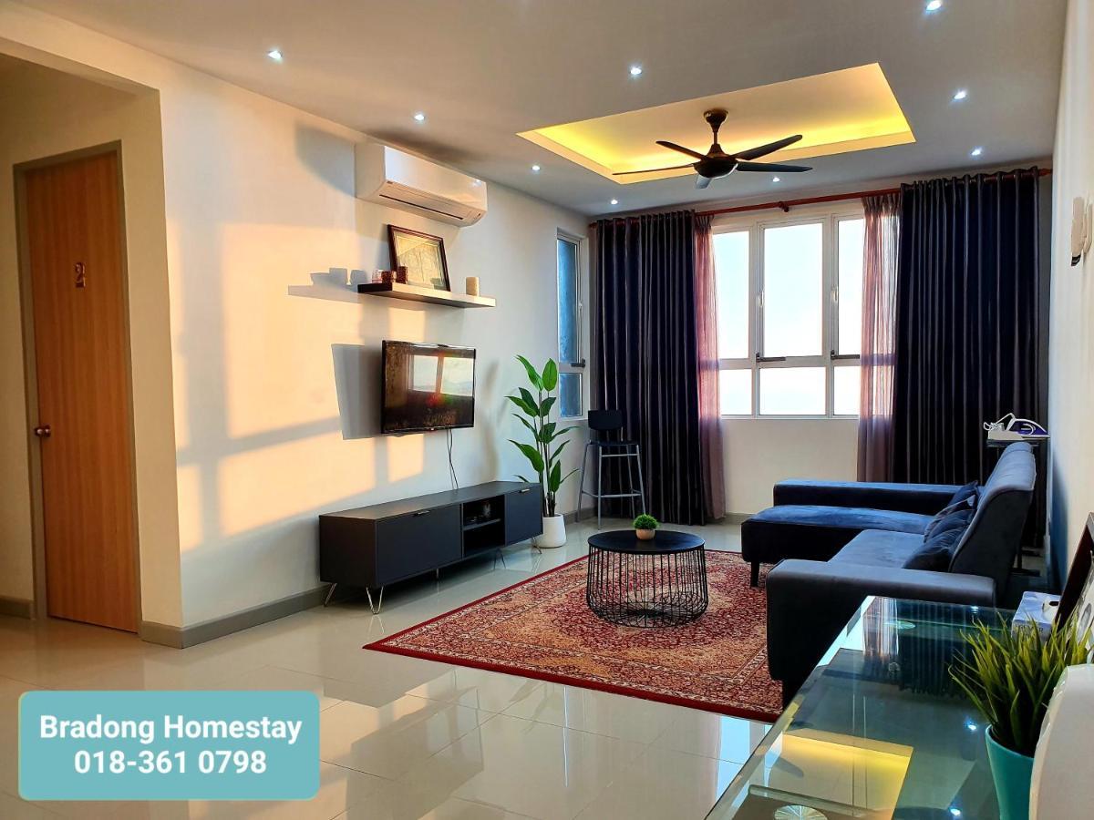 Bradong Homestay - Musllm Only, 3 Queen Bedrooms, Seaview, Infinity Pool, Gym, Near Drawbridge & Ktcc Mall Kuala Terengganu Eksteriør bilde